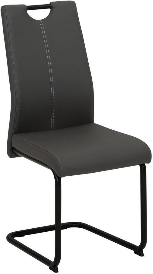 HELA Vrijdragende stoel Cora Handvat in zwart (set) - Foto 8