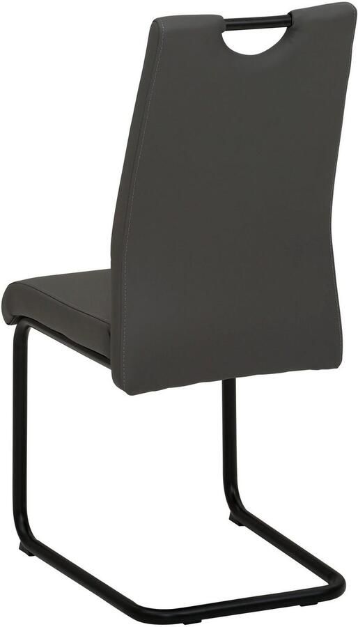 HELA Vrijdragende stoel Cora Handvat in zwart (set) - Foto 7