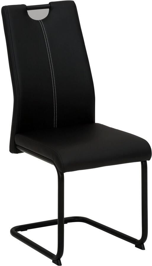 HELA Vrijdragende stoel Cora Handvat in zwart (set) - Foto 8