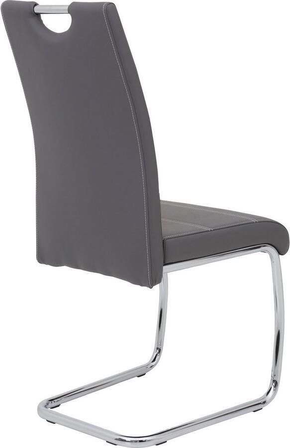 HELA Vrijdragende stoel Flora eetkamerstoelen Vrijdragende stoel set: 1 2 of 4 stuks hoog zitcomfort - Foto 5