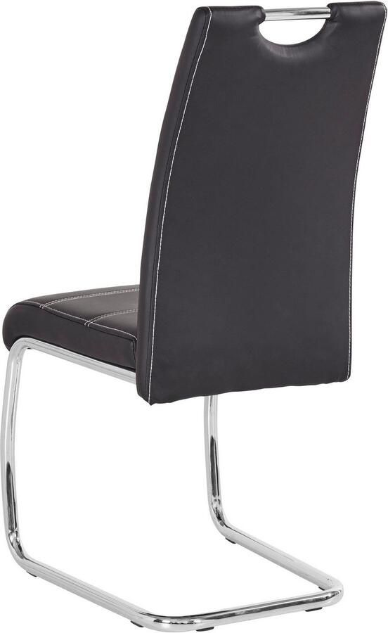 HELA Vrijdragende stoel Flora eetkamerstoelen Vrijdragende stoel set: 1 2 of 4 stuks hoog zitcomfort - Foto 9