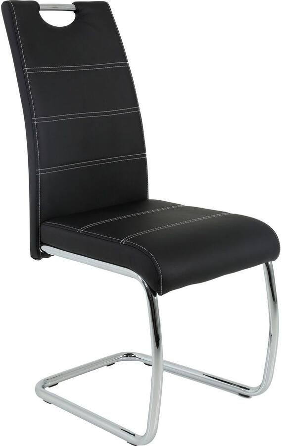 HELA Vrijdragende stoel Flora eetkamerstoelen Vrijdragende stoel set: 1 2 of 4 stuks hoog zitcomfort - Foto 7