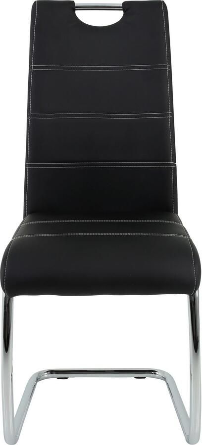 HELA Vrijdragende stoel Flora eetkamerstoelen Vrijdragende stoel set: 1 2 of 4 stuks hoog zitcomfort - Foto 11