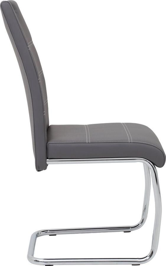 HELA Vrijdragende stoel Flora eetkamerstoelen Vrijdragende stoel set: 1 2 of 4 stuks hoog zitcomfort - Foto 7