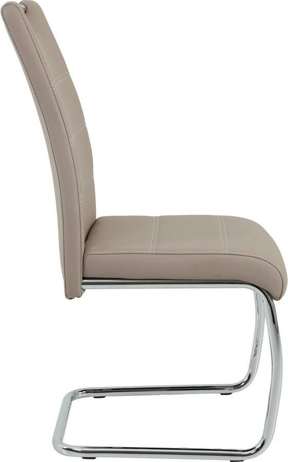 HELA Vrijdragende stoel Flora eetkamerstoelen Vrijdragende stoel set: 1 2 of 4 stuks hoog zitcomfort - Foto 7