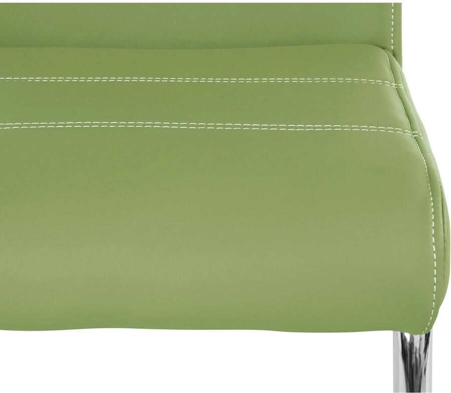 HELA Vrijdragende stoel Flora eetkamerstoelen Vrijdragende stoel set: 1 2 of 4 stuks hoog zitcomfort - Foto 3
