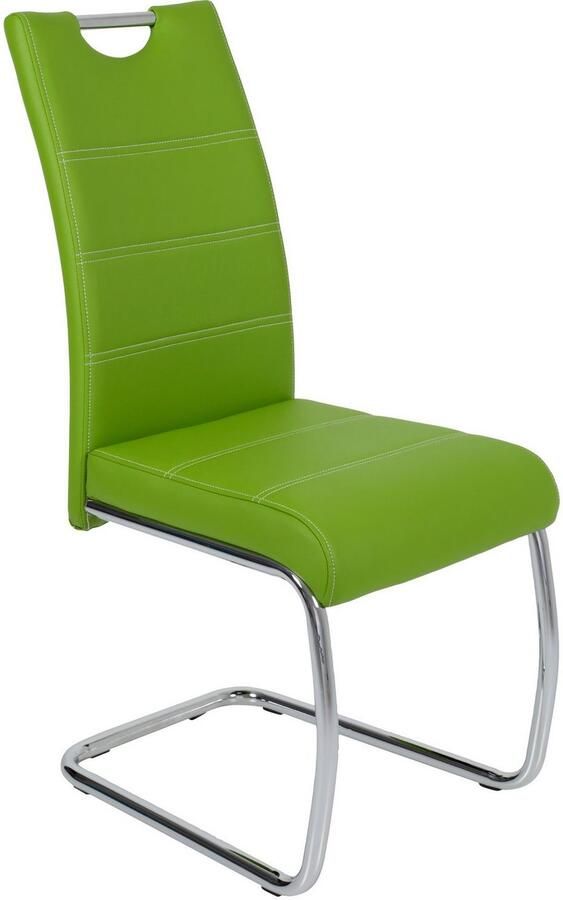 HELA Vrijdragende stoel Flora eetkamerstoelen Vrijdragende stoel set: 1 2 of 4 stuks hoog zitcomfort - Foto 7