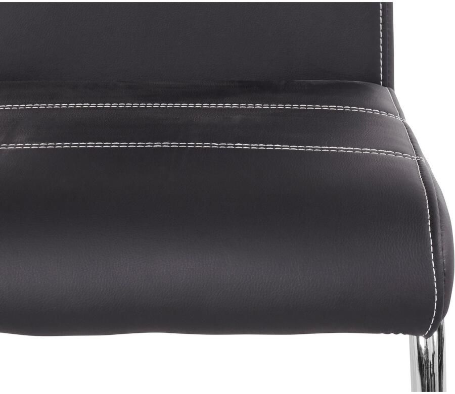 HELA Vrijdragende stoel Flora eetkamerstoelen Vrijdragende stoel set: 1 2 of 4 stuks hoog zitcomfort - Foto 2