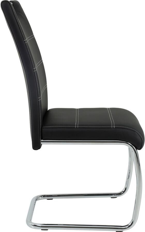 HELA Vrijdragende stoel Flora eetkamerstoelen Vrijdragende stoel set: 1 2 of 4 stuks hoog zitcomfort - Foto 6