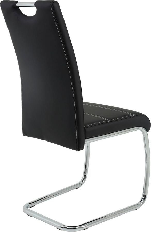 HELA Vrijdragende stoel Flora eetkamerstoelen Vrijdragende stoel set: 1 2 of 4 stuks hoog zitcomfort - Foto 5