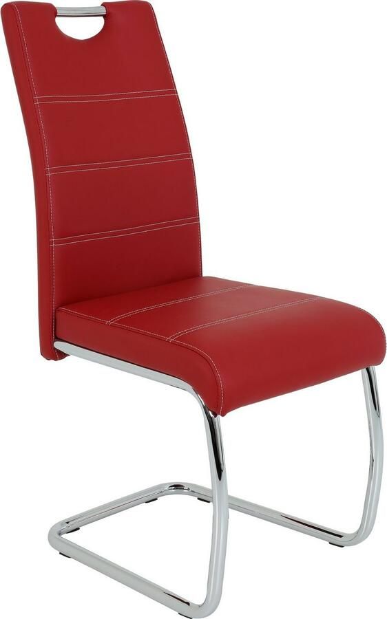 HELA Vrijdragende stoel Flora eetkamerstoelen Vrijdragende stoel set: 1 2 of 4 stuks hoog zitcomfort - Foto 9