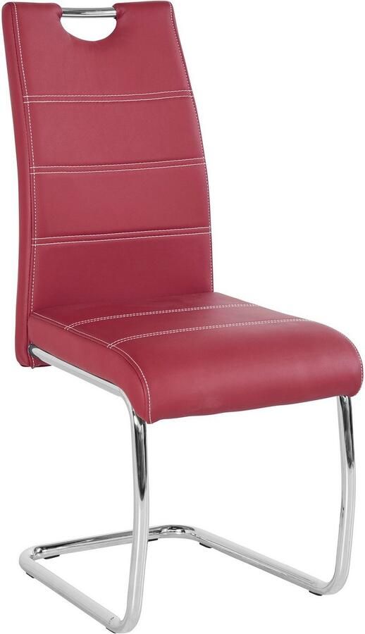 HELA Vrijdragende stoel Flora eetkamerstoelen Vrijdragende stoel set: 1 2 of 4 stuks hoog zitcomfort - Foto 11