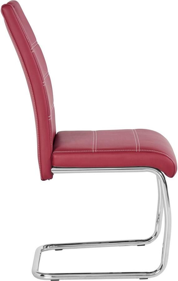 HELA Vrijdragende stoel Flora eetkamerstoelen Vrijdragende stoel set: 1 2 of 4 stuks hoog zitcomfort - Foto 8