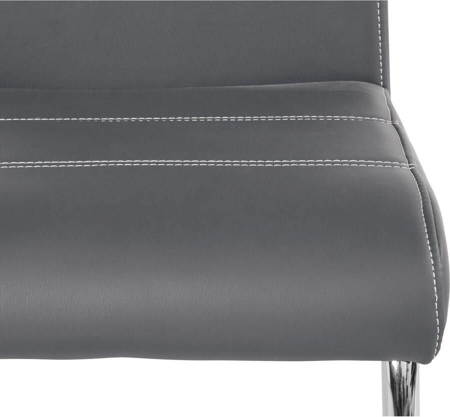 HELA Vrijdragende stoel Flora eetkamerstoelen Vrijdragende stoel set: 1 2 of 4 stuks hoog zitcomfort - Foto 2