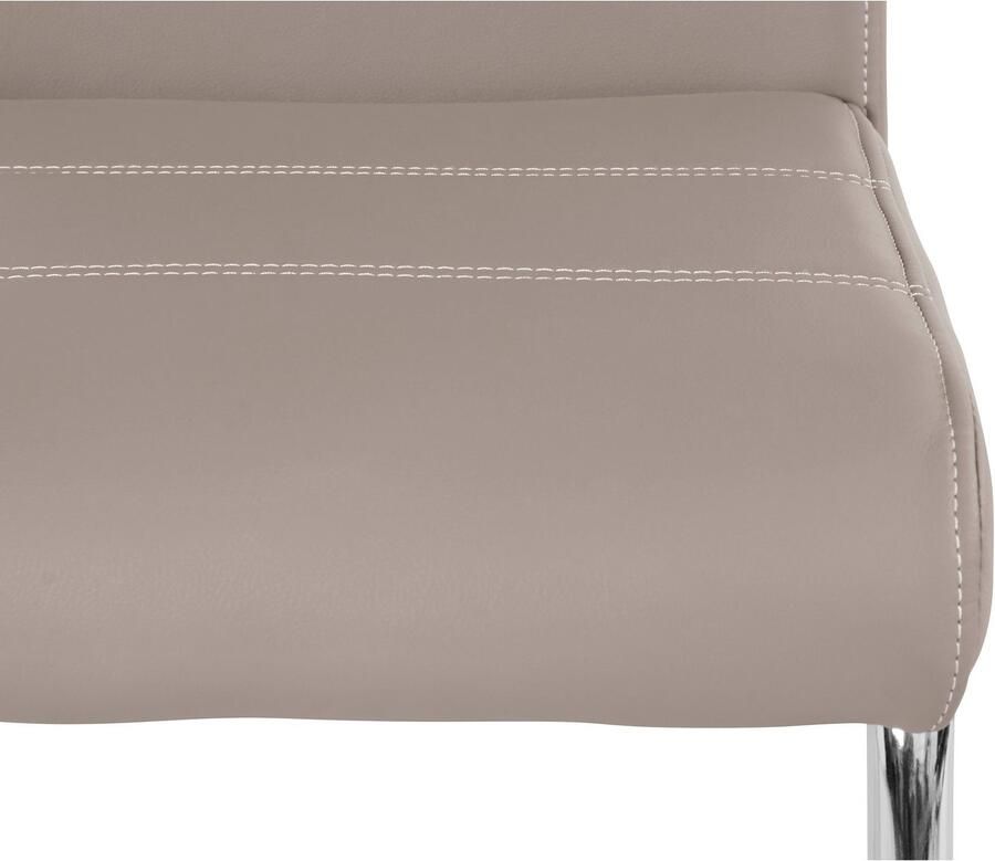 HELA Vrijdragende stoel Flora eetkamerstoelen Vrijdragende stoel set: 1 2 of 4 stuks hoog zitcomfort - Foto 3