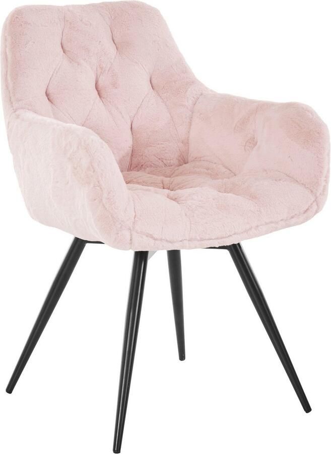 HELA Vrijdragende stoel Flora eetkamerstoelen Vrijdragende stoel set: 1 2 of 4 stuks hoog zitcomfort - Foto 5