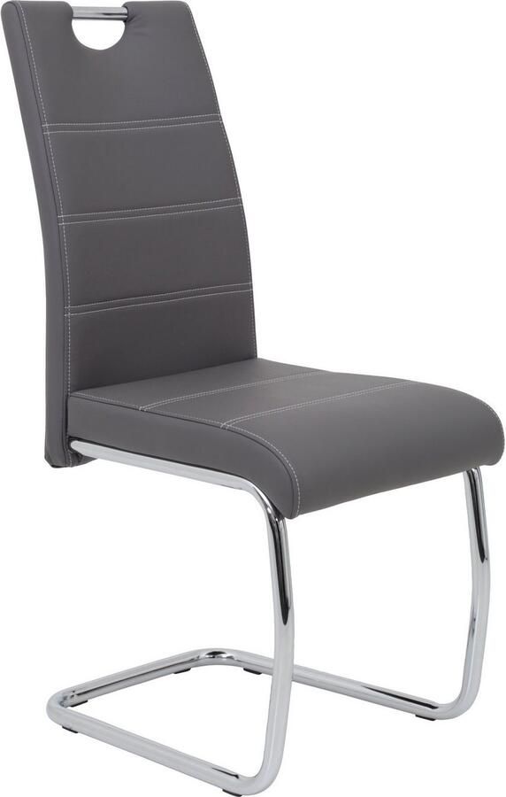 HELA Vrijdragende stoel Flora eetkamerstoelen Vrijdragende stoel set: 1 2 of 4 stuks hoog zitcomfort - Foto 8