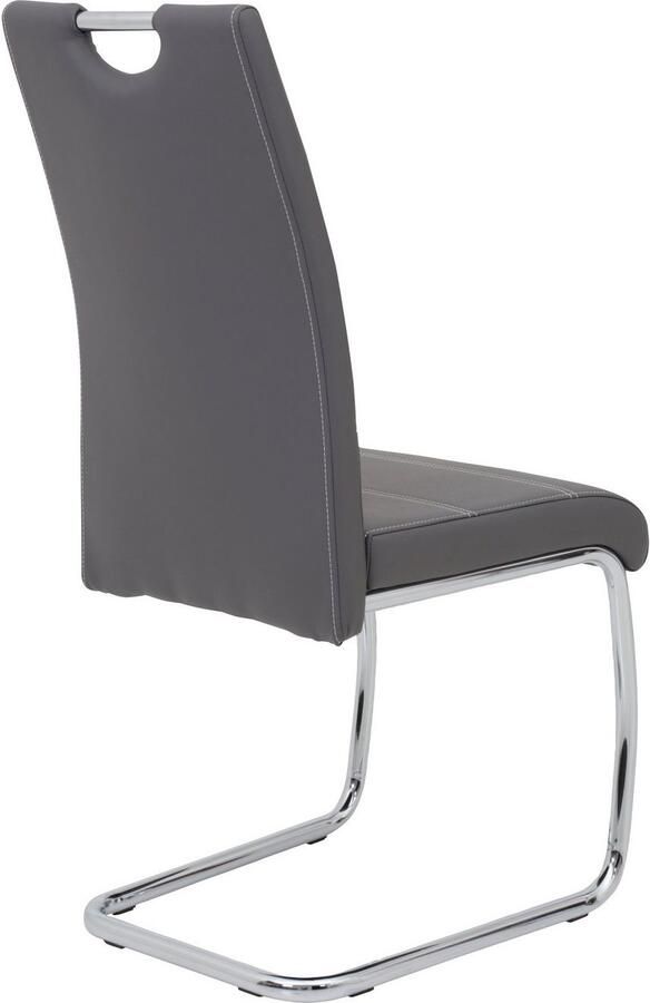 HELA Vrijdragende stoel Flora eetkamerstoelen Vrijdragende stoel set: 1 2 of 4 stuks hoog zitcomfort - Foto 7