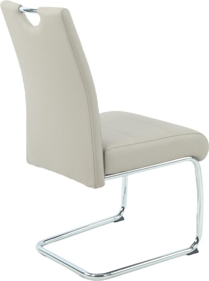 HELA Vrijdragende stoel FLORA vrijhangende stoel met handvat 140kg belastbaar (set)