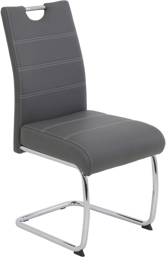 HELA Vrijdragende stoel FLORA vrijhangende stoel met handvat 140kg belastbaar (set) - Foto 2