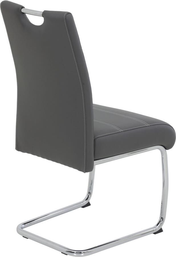 HELA Vrijdragende stoel FLORA vrijhangende stoel met handvat 140kg belastbaar (set)