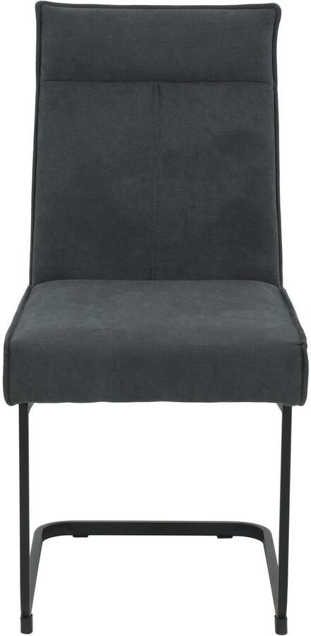 HELA Vrijdragende stoel KAREN eetkamerstoel XL-breedte comfortzit pocketvering greep 140kg belastbaar (set 4 stuks) - Foto 4