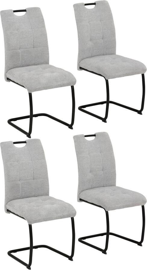 HELA Eettafel GISELLE boomkanttafel keukentafel TOPSELLER! OTTOs Choice Sledeframe metaal industrieel design 140 200 cm breedte 2 kleuren - Foto 13