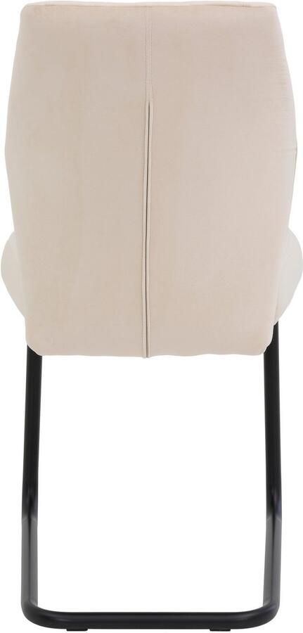 HELA Vrijdragende stoel Vrijhangende DALLAS stoel 140kg belastbaar met ruitvormige stiknaad (set) - Foto 4