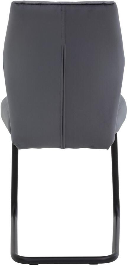 HELA Vrijdragende stoel Vrijhangende DALLAS stoel 140kg belastbaar met ruitvormige stiknaad (set) - Foto 3