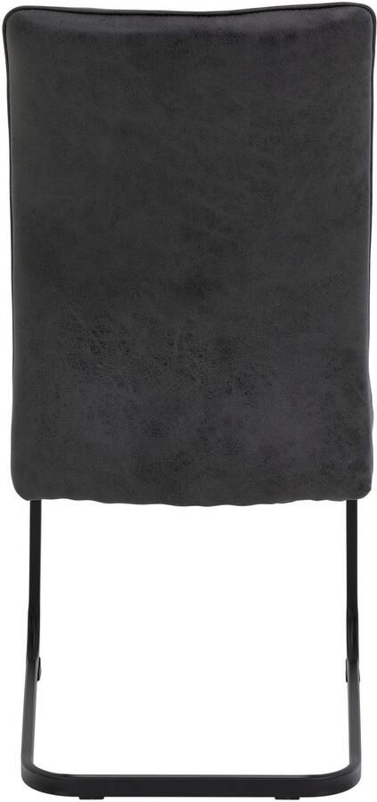 HELA Vrijdragende stoel Vrijhangende TOLEDO stoel met comfortzitting gevoerd microvezel bekleding (set) - Foto 4