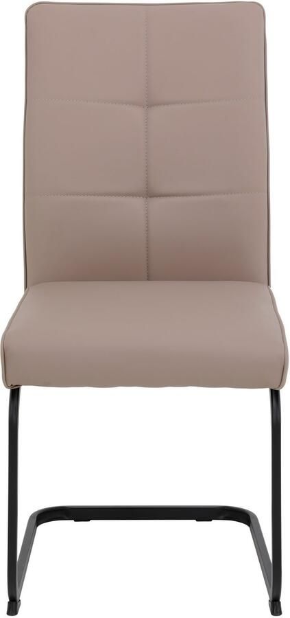 HELA Vrijdragende stoel Vrijhangende TOLEDO stoel met comfortzitting gevoerd microvezel bekleding (set) - Foto 5