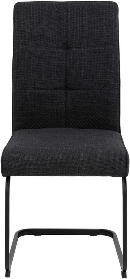 HELA Vrijdragende stoel Vrijhangende TOLEDO stoel met comfortzitting gevoerd microvezel bekleding (set) - Foto 4