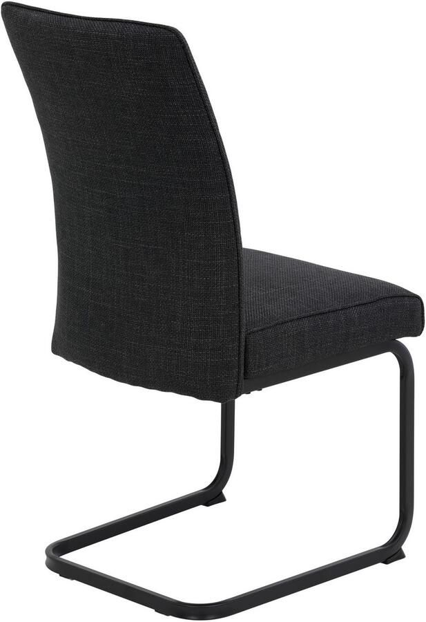 HELA Vrijdragende stoel Vrijhangende TOLEDO stoel met comfortzitting gevoerd microvezel bekleding (set)