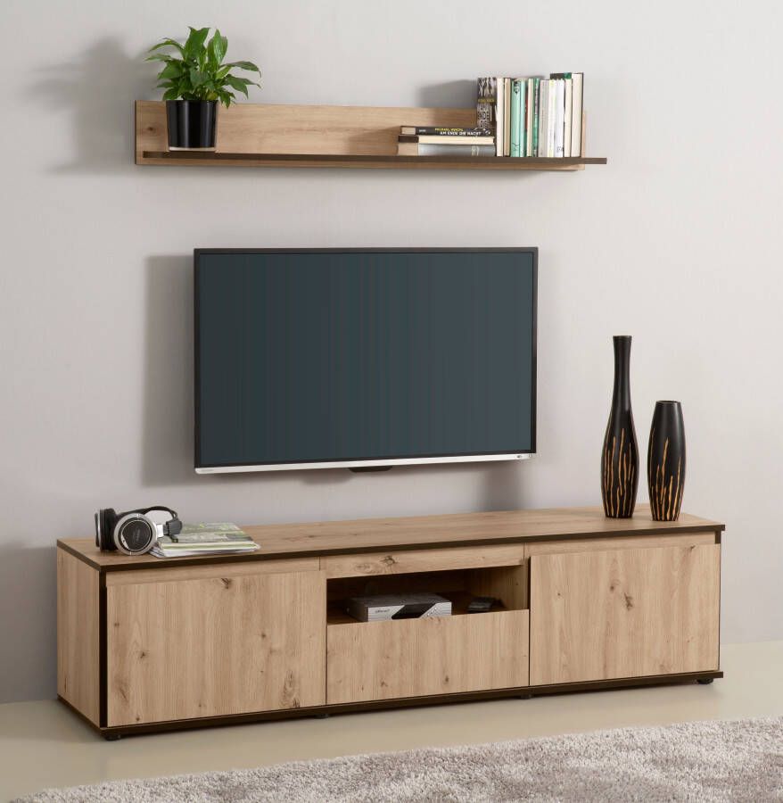 HELA Tv-meubel Ariana met schuinverwerkte verzonken grepen breedte 160 cm - Foto 8