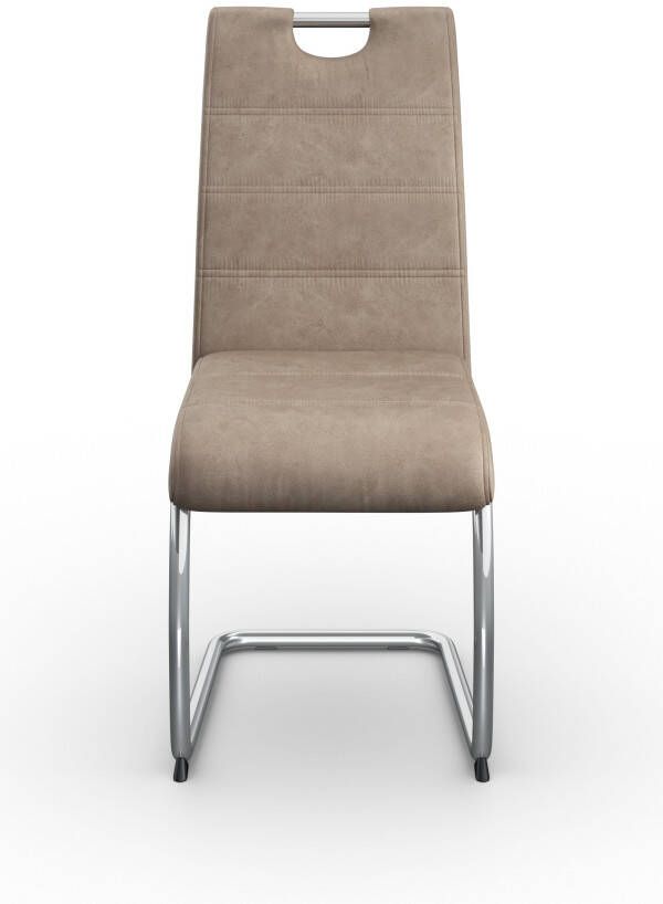 HELA Vrijdragende stoel Flora eetkamerstoelen Vrijdragende stoel set: 1 2 of 4 stuks hoog zitcomfort - Foto 11