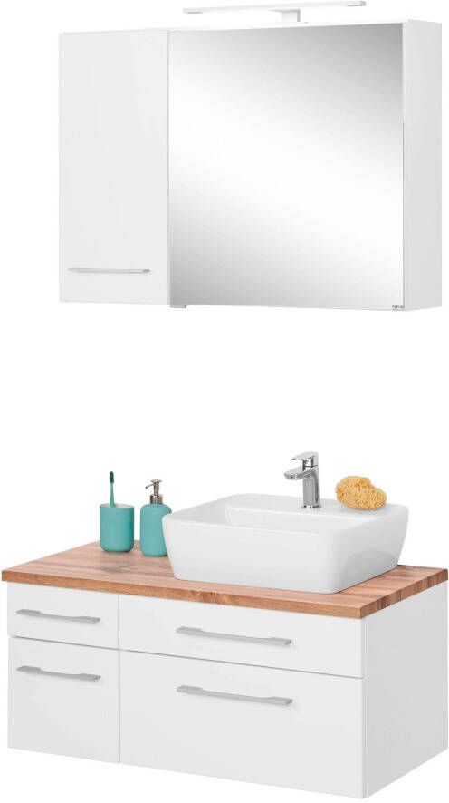 Welltime Badkamerserie Davos Breedte 50 cm met extra rek (3-delig) - Foto 6