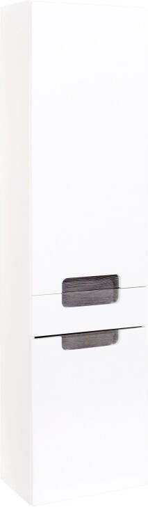 HELD MÖBEL Hoge kast Siena Breedte 40 cm met hoogglanzende fronten in wit - Foto 2
