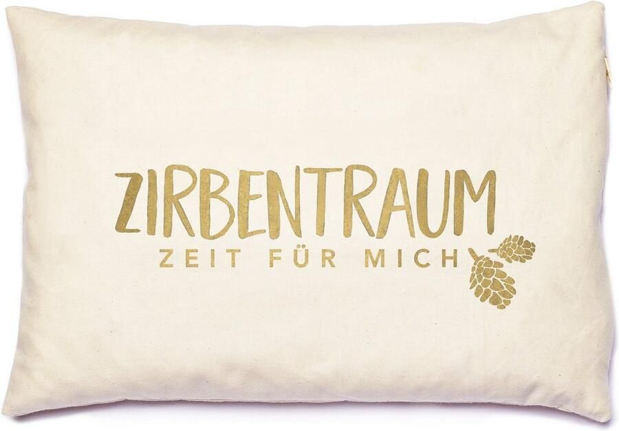 Herbalind Alpendennenkussen Zirben droom natuurproduct Vervuld met hoogwaardige cederhoutvlokken Made in Germany - Foto 3