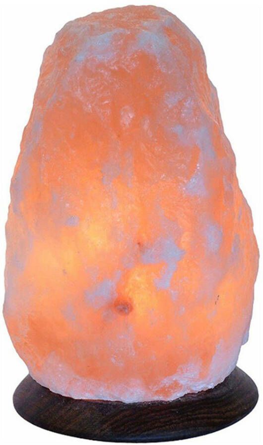 HIMALAYA SALT DREAMS Zoutkristal-tafellamp Rock Met de hand gemaakt van zoutkristal iedere steen uniek ca.1 7 kg (1 stuk)