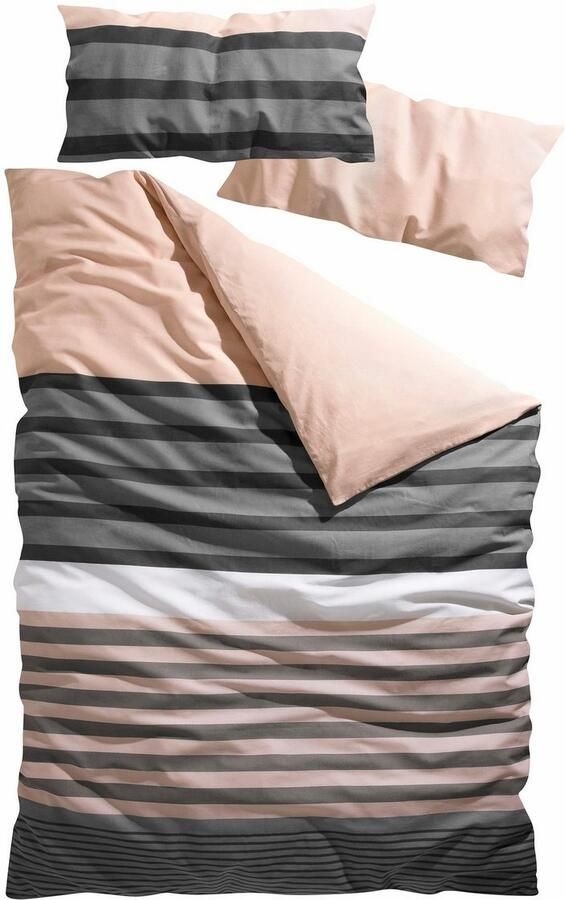 H.I.S Beddengoed Majoran gestreept beddengoed in verschillende kwaliteiten - Foto 8