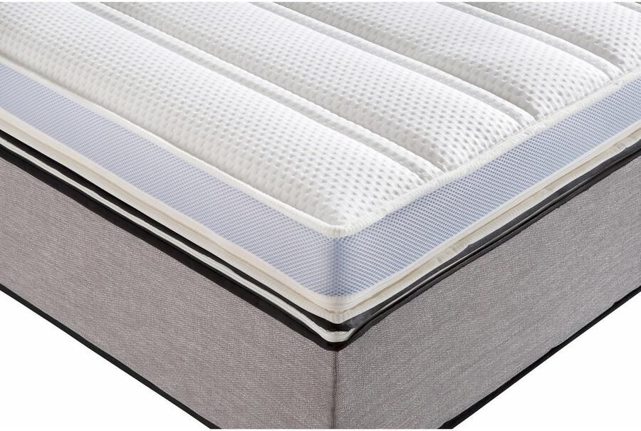 Hn8 Schlafsysteme Topmatras 7-zones topper Top Geltouch Pro gelkern (ca. 8 cm) onderhoudsvriendelijke en wasbare hoes in 90x200 cm en andere maten (1 stuk)