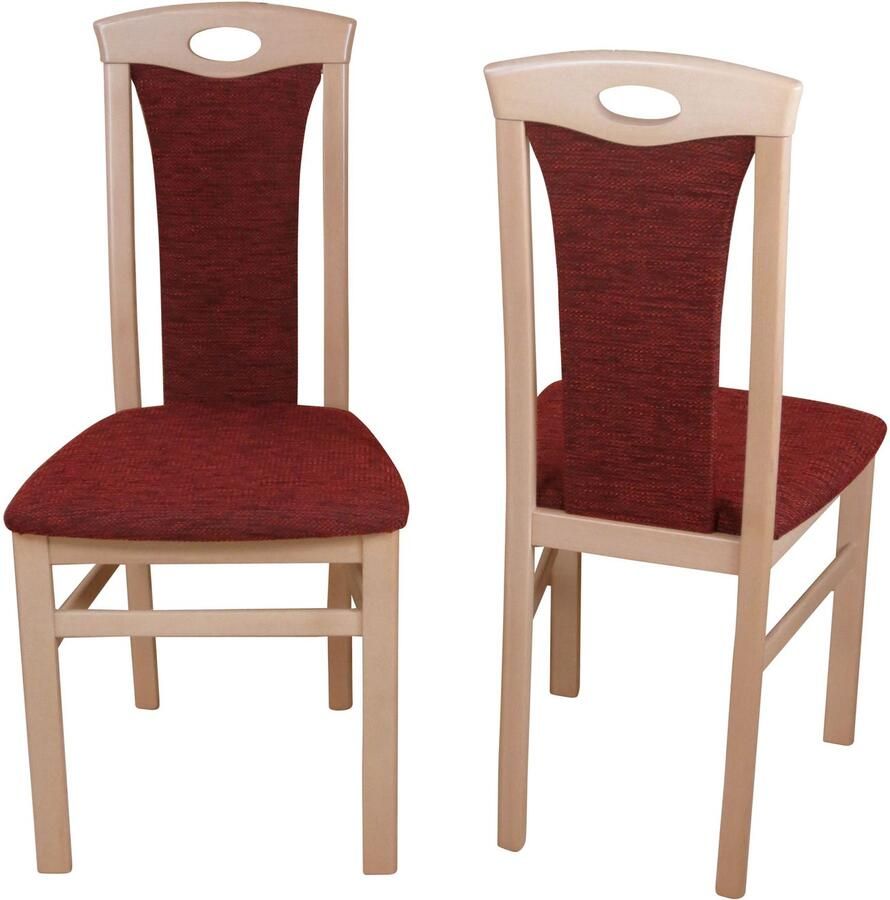 HOFMANN LIVING AND MORE Eethoek 3-delig eethoek Stoelen voorgemonteerd (voordeelset 2-delig)