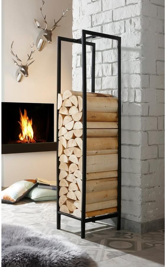 HOFMANN LIVING AND MORE Mand voor haardhout - Foto 5