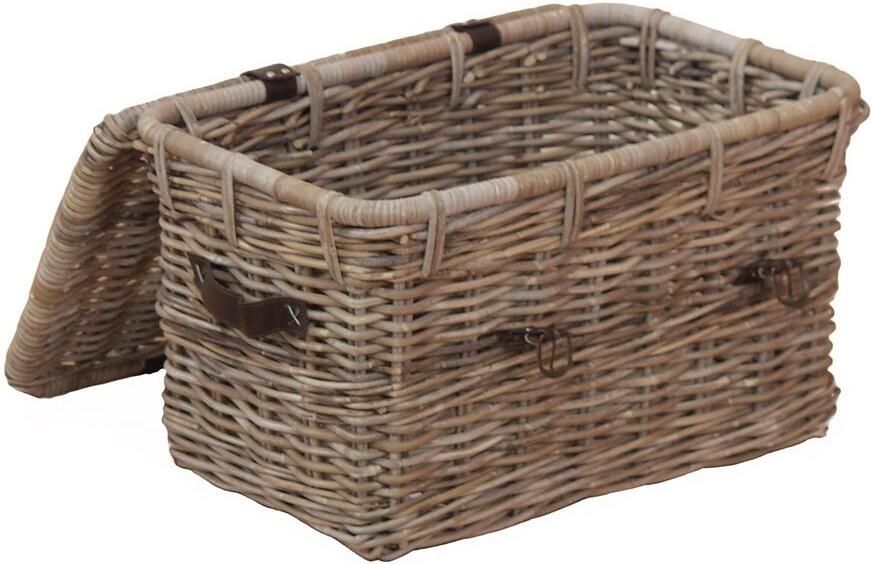 HOFMANN LIVING AND MORE Organizer Kist Kubu-rattan mand Opbergmand om op te klappen