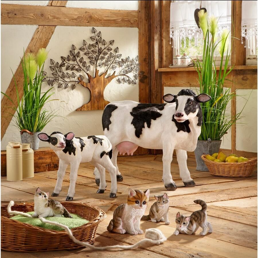 HOFMANN LIVING AND MORE Sierobject voor aan de wand Boom Materiaalmix van metaal en hout