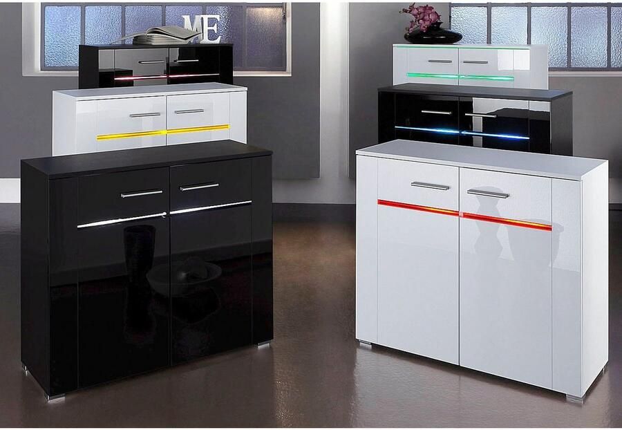 Höltkemeyer Dressoir Flame Breedte 90-130 cm - Foto 2