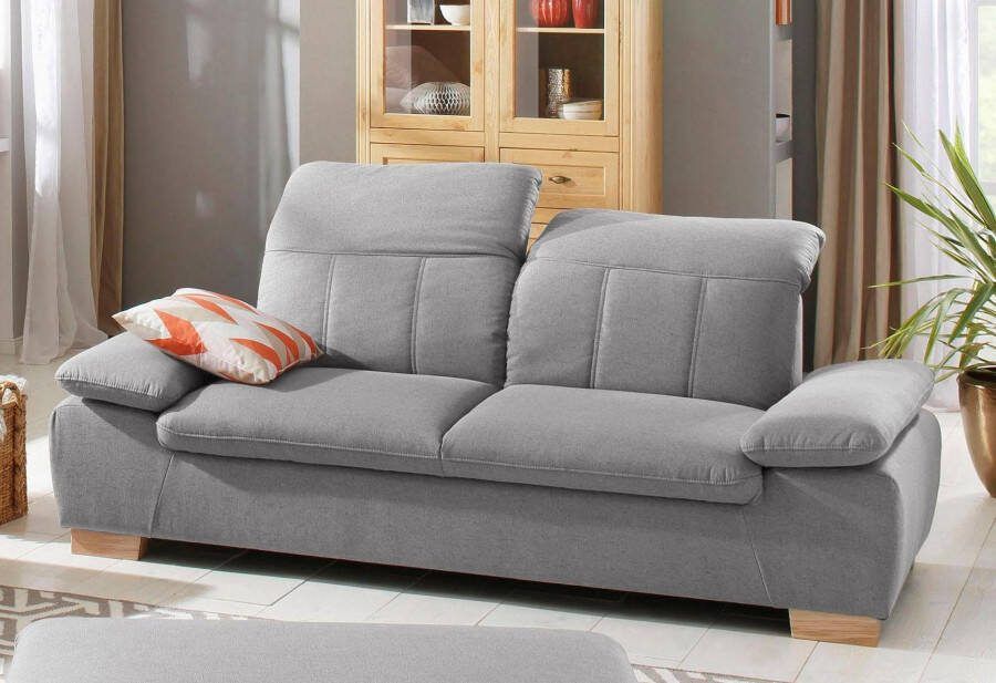 Home affaire 2 5-zitsbank Bergamo multifunctionele bank elegant en comfortabel met verstelbare armleuning en rugleuning binnenvering - Foto 7