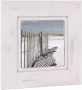 Home affaire Artprint op hout Hek aan het strand 40 40 cm - Thumbnail 1
