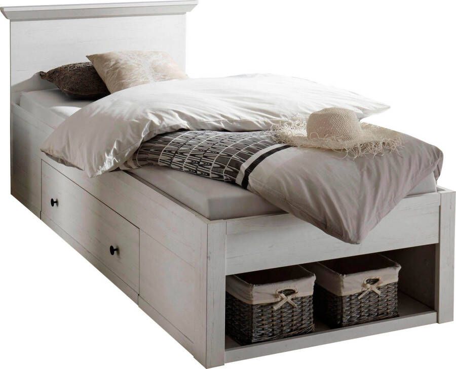 Home affaire Bed California tweepersoonsbed in landelijke stijl opbergbed met lades Bedframe in 3 breedtes beschikbaar ligoppervlak 90 140 180 x 200 cm - Foto 2