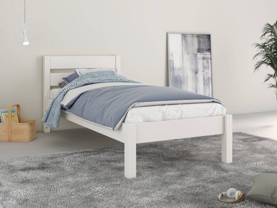 Home affaire Bed "NOA " ideaal voor de tienerkamer gecertificeerd massief hout scandinavisch design